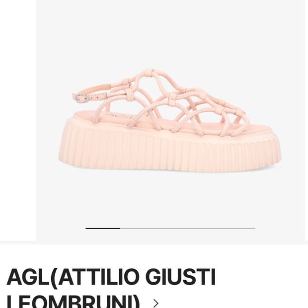 AGL 샌들 새제품