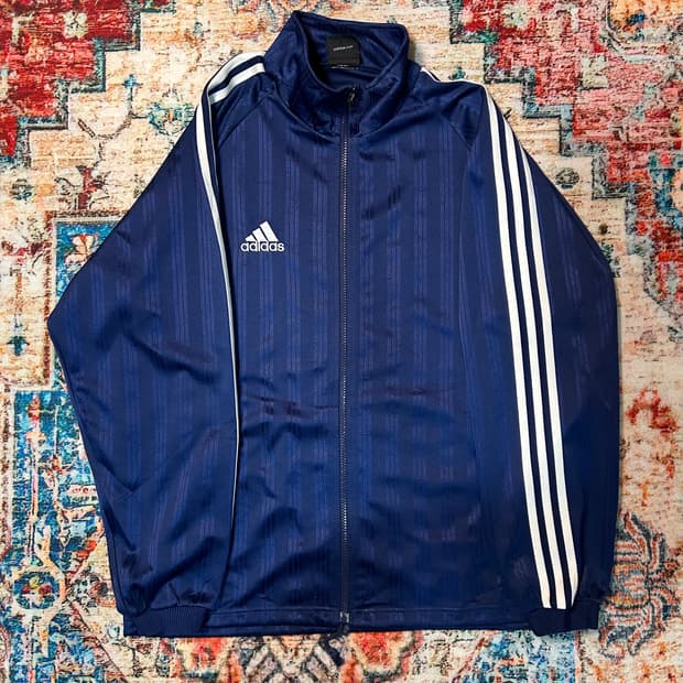 [2XL] 아디다스 백로고 스트라이프 트랙탑 져지