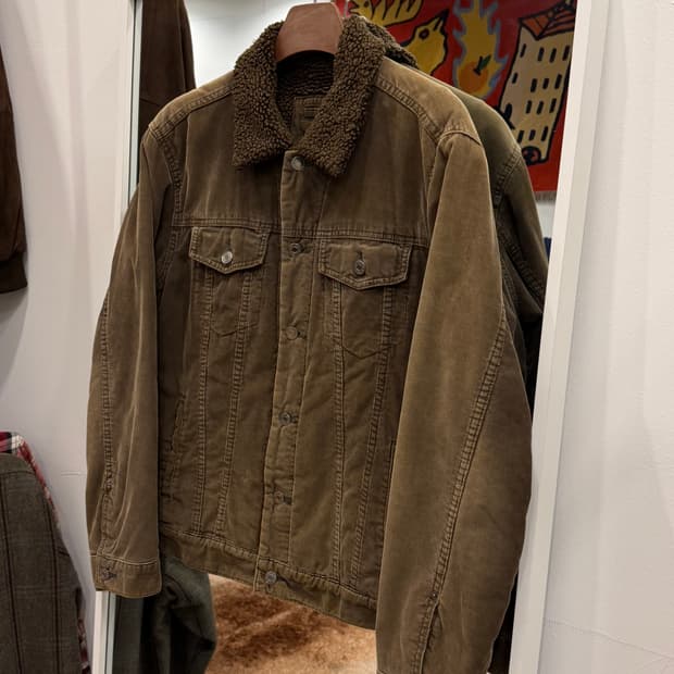 90-00s Gap 올드갭 쉐르파 코듀로이 트러커 자켓