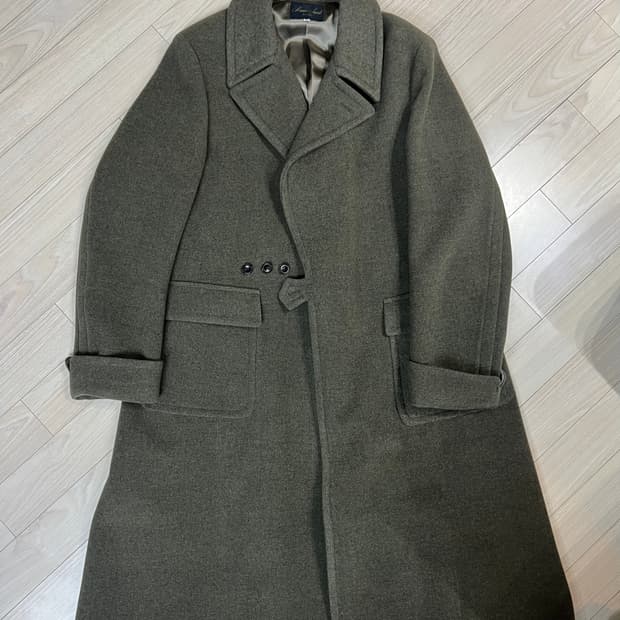 하버색 어타이어 코트 / 멜톤울 xl 사이즈