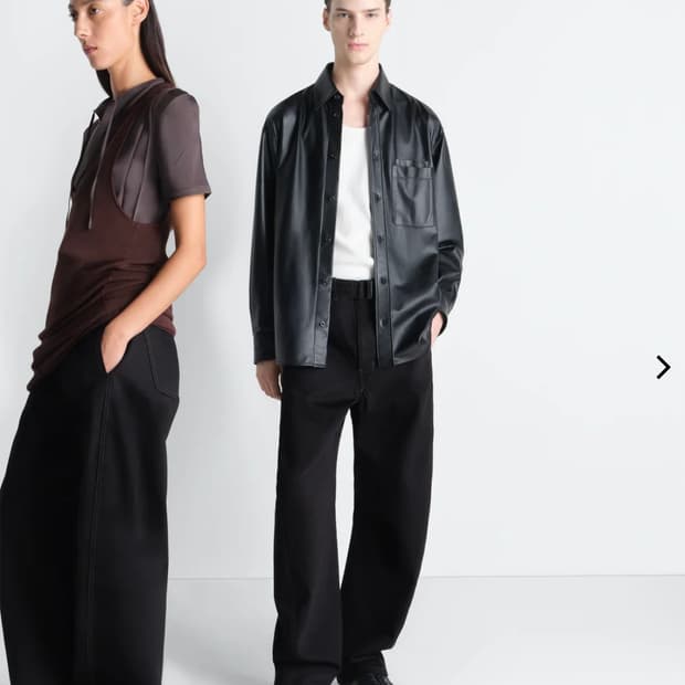 Lemaire 르메르 26SS 트위스티드 벨티드 블랙 L