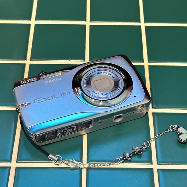 (실버,작례o) 카시오 Casio 엑슬림 ex z550 차정원디카