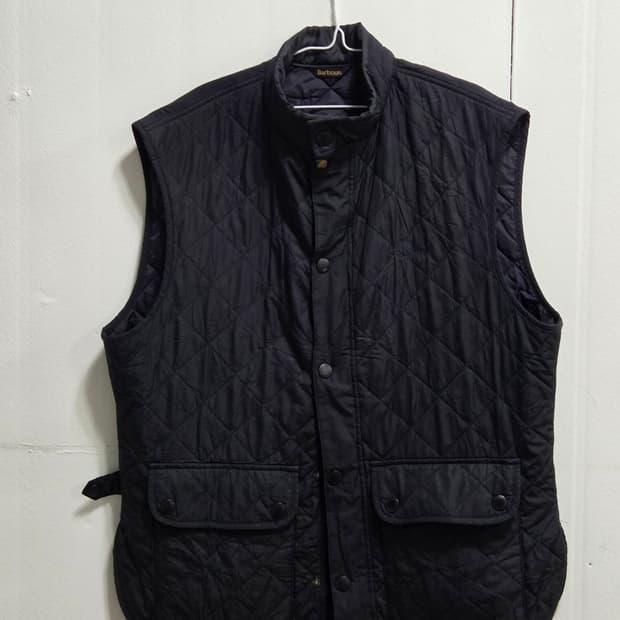 바버 퀄팅 조끼 XL