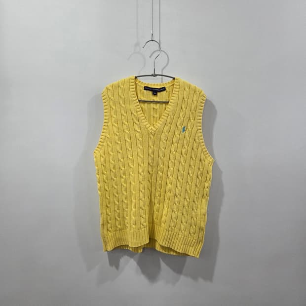 폴로랄프로렌 골프 케이블 니트 베스트 90