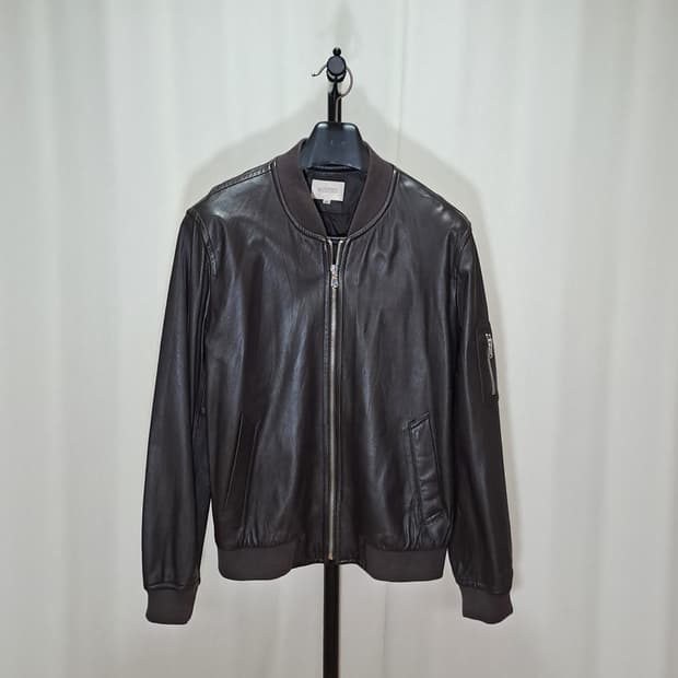 (택포) 헤스티지 양가죽 마원 자켓 110 A973