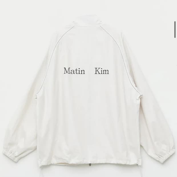 마뗑킴MATIN KIM LOGO COATING JUMPER