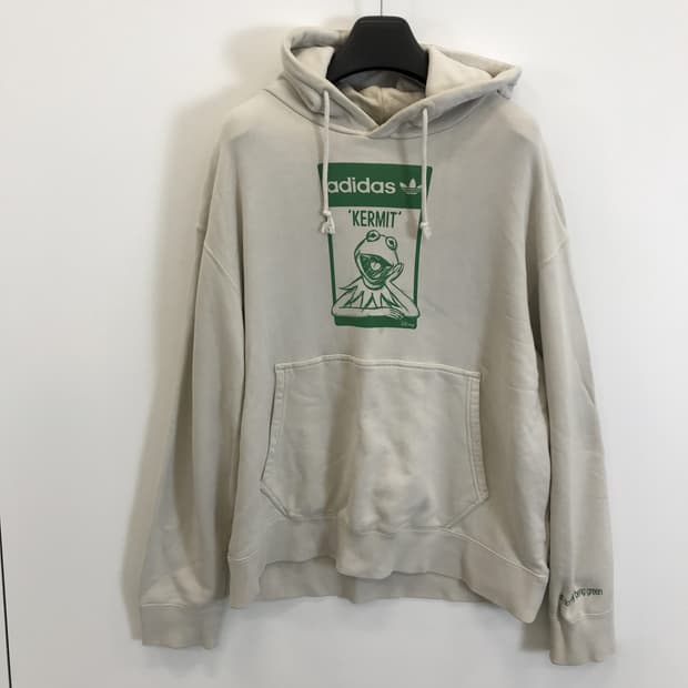 아디다스 디즈니 KERMIT 후드 [XL]
