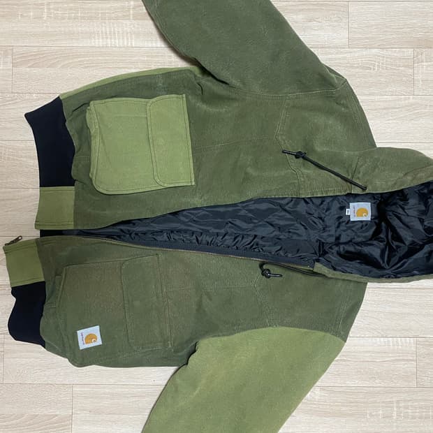 칼하트 카키색 워크자켓