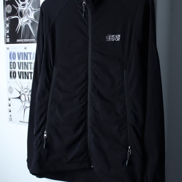 W(L-XL) 코오롱스포츠 집업 바람막이 점퍼자켓 트랙탑-H30248