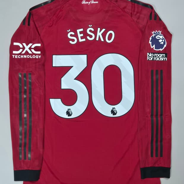 25-26 맨유 홈킷 세슈코 긴팔유니폼 XL사이즈