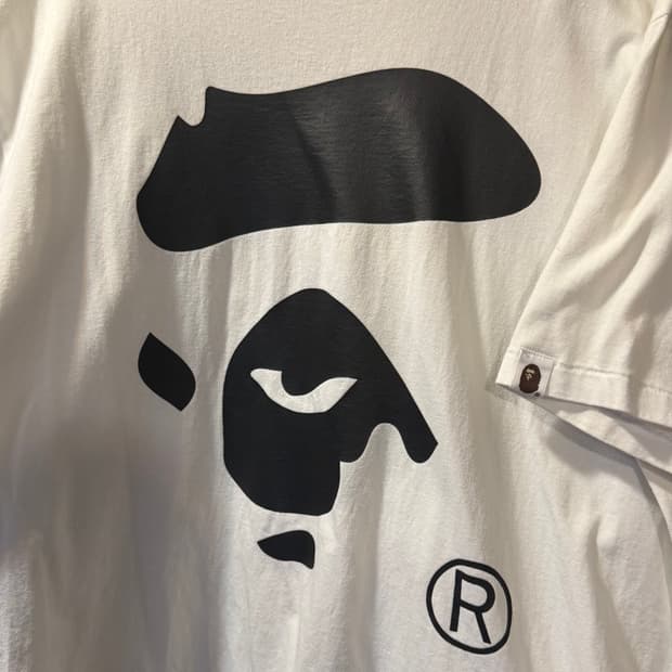 빈티지 베이프 헤드 반팔 L