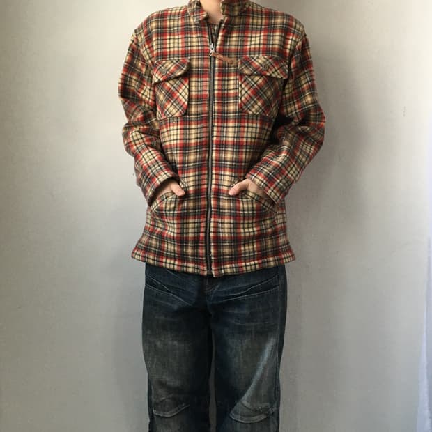 Gap check pattern jacket