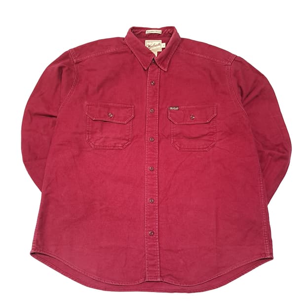 CL119 XL 울리치 버건디 엑스페디션 샤미 플란넬 워크 셔츠