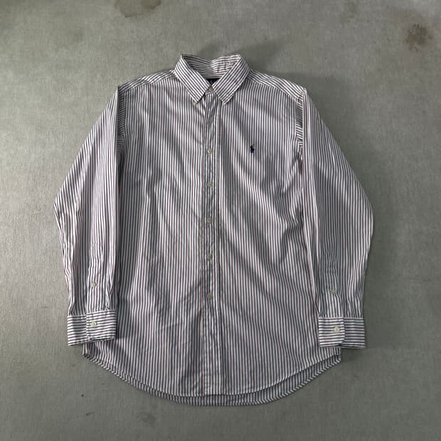 100 폴로랄프로렌 빈티지 스트라이프 셔츠