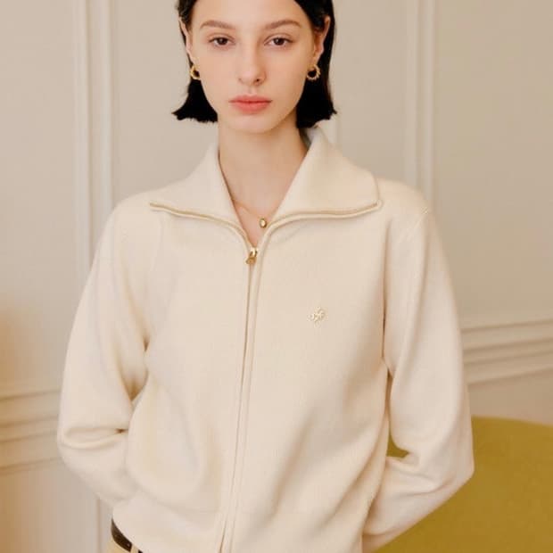 룩캐스트 칼리 니트 집업