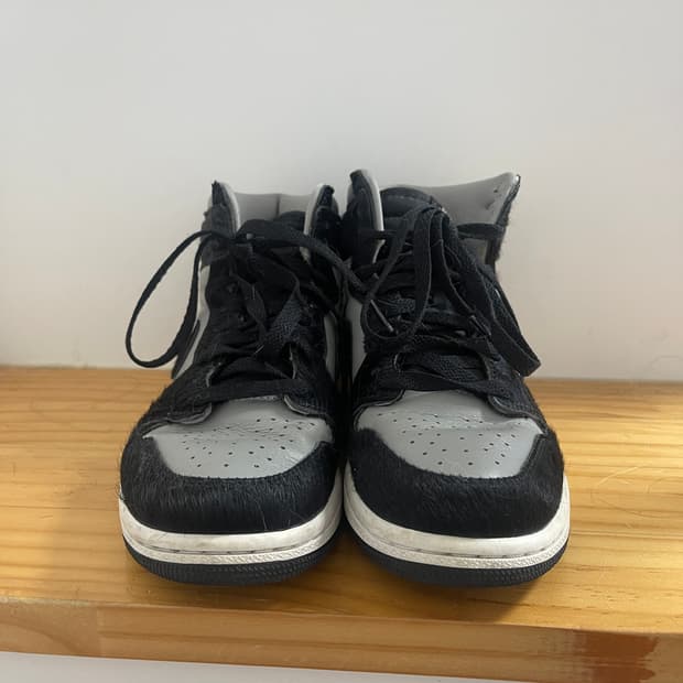 NIKE 나이키 에어 조던 하이 OG 울프 털그레이 (털돌고래)