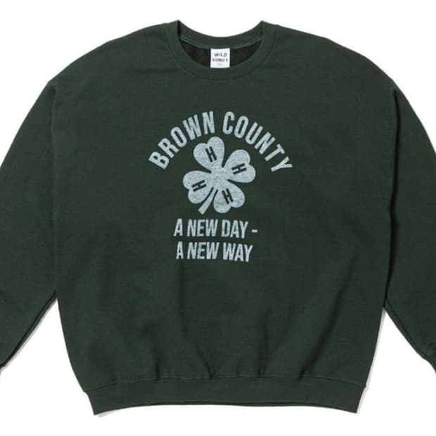 와일드동키 맨투맨 L 그린