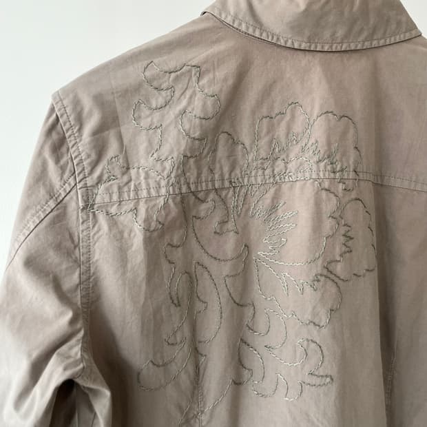 DKNY JEANS embroidery shirt