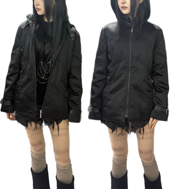 TTF ✳️ 꾸레쥬 벨크로 구스다운자켓