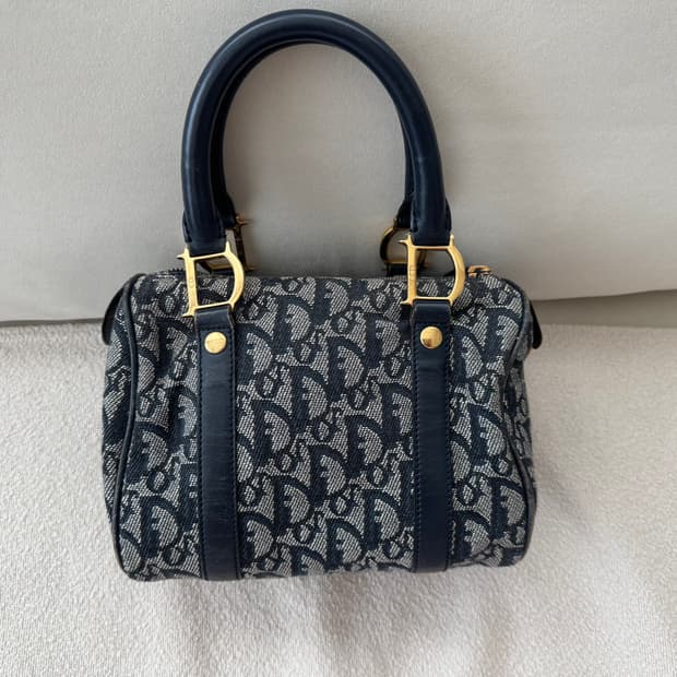 디올 오블리크 트로터 토트백 빈티지