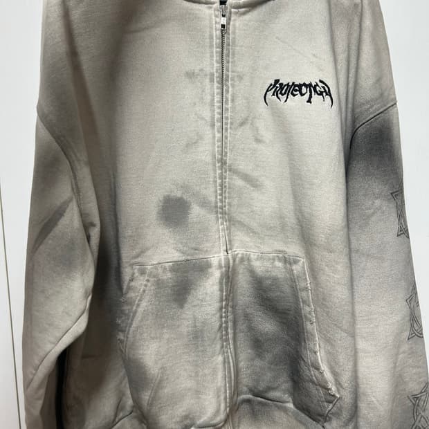 PROJECT G/R 후드 집업 그레이 코르소꼬모