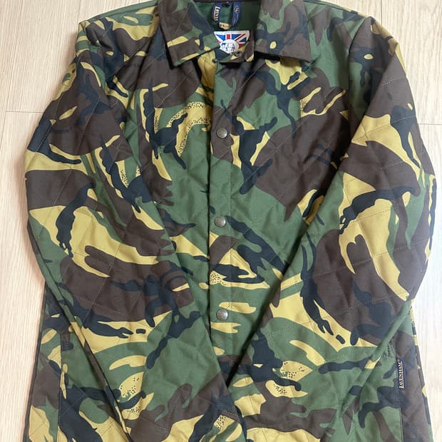 Lavenham 카모 퀄팅 자켓