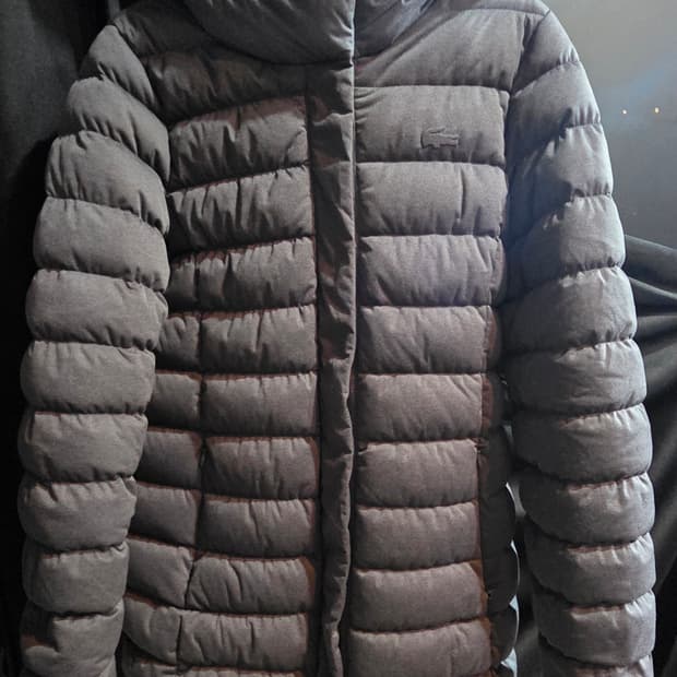 라코스테 구스 패딩