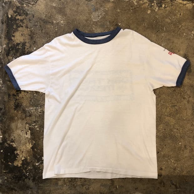 70s~90s Ringer T-shirt-L