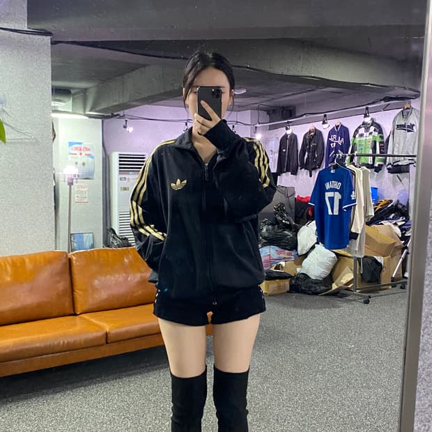 아디다스 오리지널 파이어버드 배색 트랙탑 져지 B2954