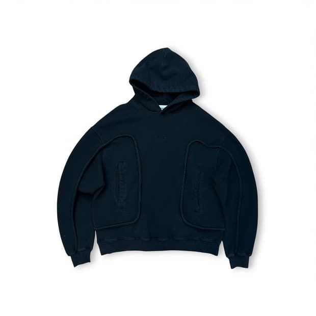 그레일즈 절개 후드티