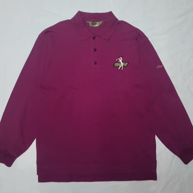 겐조(KENZO) 남성 간절기 긴팔 카라 티셔츠