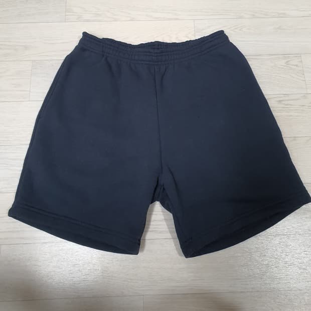 laa la 어패럴 스웨트 쇼츠 다크네이비 티셔츠 샘플