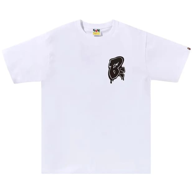 [2XL] 베이프 그래피트 B 로고 반팔티