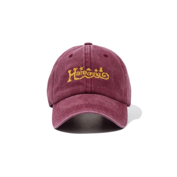 아코스튜디오스페이스 하레온나 볼캡 와인