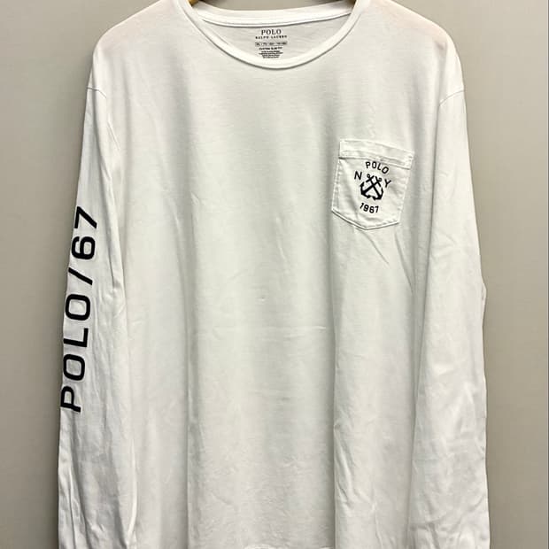 (XL)폴로랄프로렌 1967 앵커 원포켓 롱슬리브 긴팔티셔츠