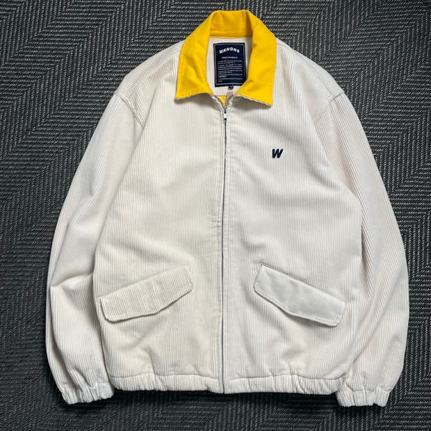 위캔더스 코듀로이 워크 자켓 브라운o 4726