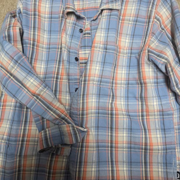 스투시 단 체크셔츠 xl