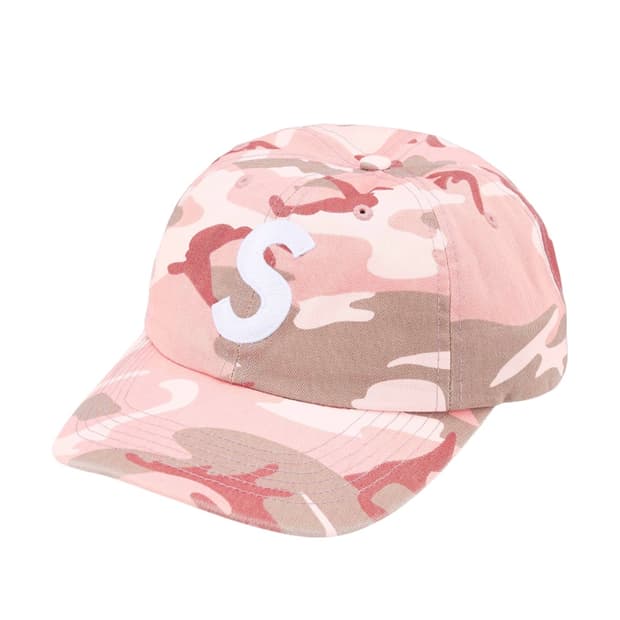 (새상품)supreme pink camo cap