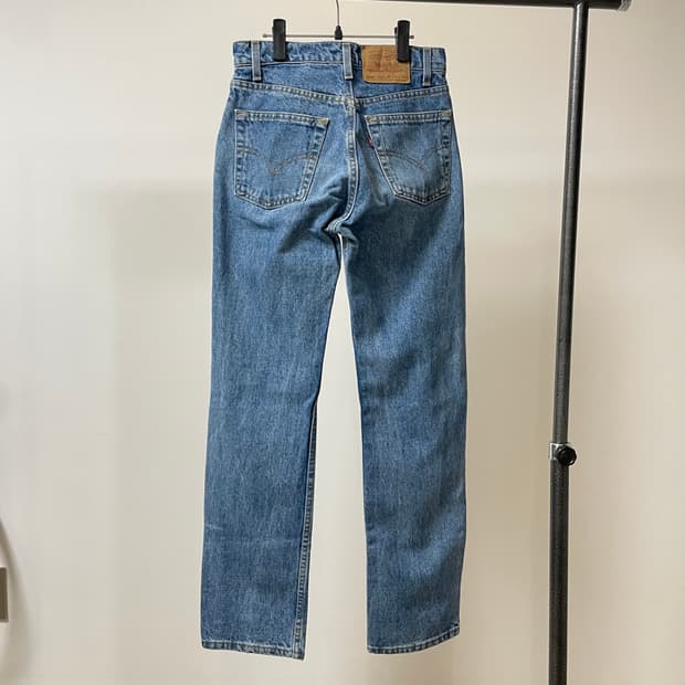 (29) 90s usa 리바이스505 레귤러핏 여성 중청 데님 팬츠