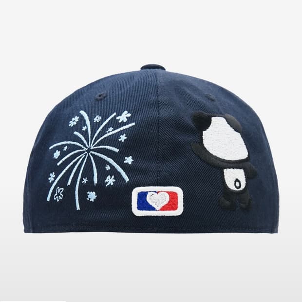 더뮤지엄비지터 모자 panda cap