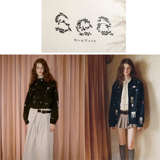 sea New York 페어아일패턴빈티지자켓