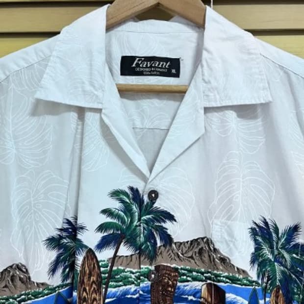 FAVANT 남성 반팔하와이안셔츠 XL사이즈