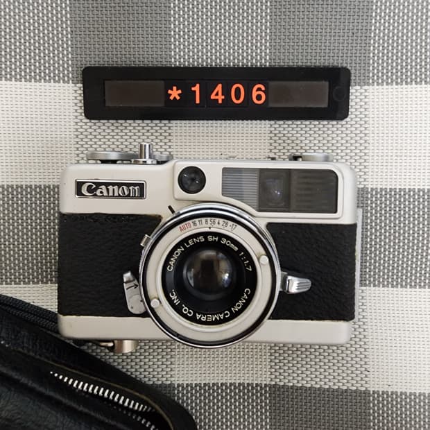 캐논 데미 하프 EE 17 필름카메라 파우치포함