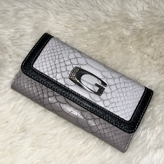 Guess Black Long Wallet