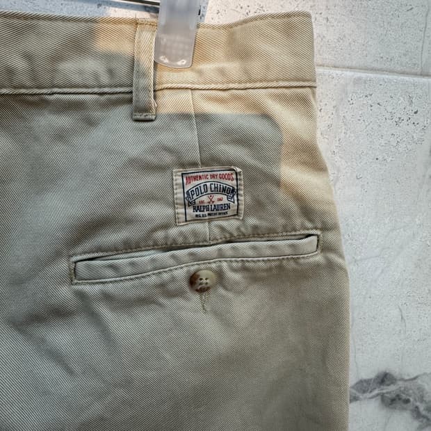 90s 폴로 올드라벨 치노 팬츠