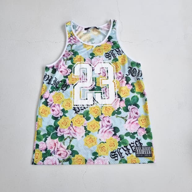 JOYRICH 조이리치 플라워 메쉬 져지 - L