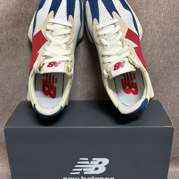 뉴발란스 327 블루 레드 JD 스포츠 한정 240