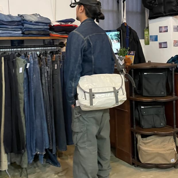 요시다 포터 가죽 크로스백