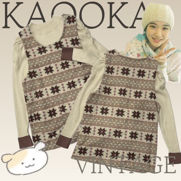 🤎하구미의 노르딕 코디세트🤎 원피스 레이어드 퍼프 니트 겨울 러블리