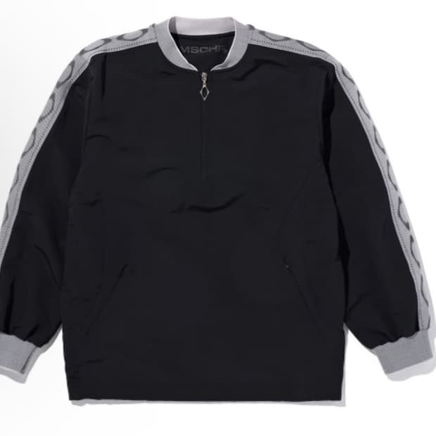 미스치프 RHOMBUS HALF ZIP TRACK TOP